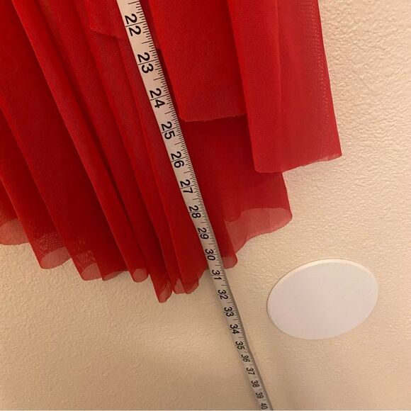 Kelle dance costume solo costume 2 piece red skirt lace crop top LC child Teen - Picture 16 of 16